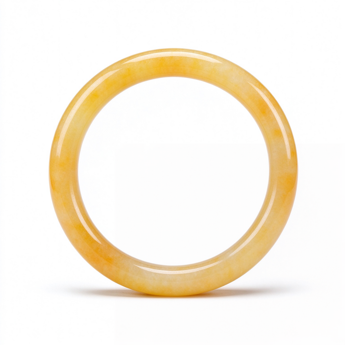 Natural Yellow & Red Gradient Jade Bangle, Wide Band Jade Bracelet for Women, Elegant Gemstone Jewelry Gift